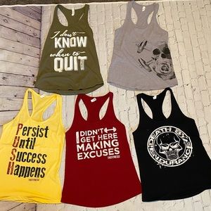 Workout tanks bundle of 5